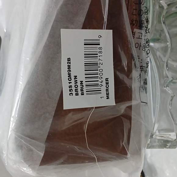 MICHAEL KORS Mercer Medium Logo and Leather Accordion Crossbody Bag Brown NWT - Picture 16 of 16